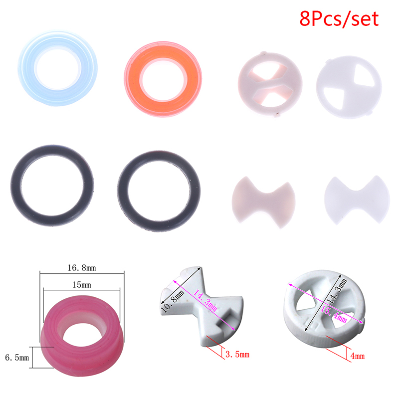 Silicone Tap Washer - 【8 pièces/ensemble de disques en céramique